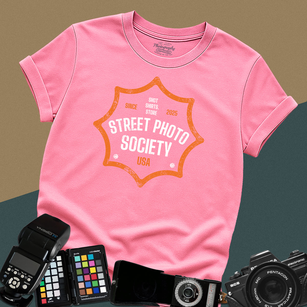 Street Photo Society USA Vintage Badge Photographer T-Shirt