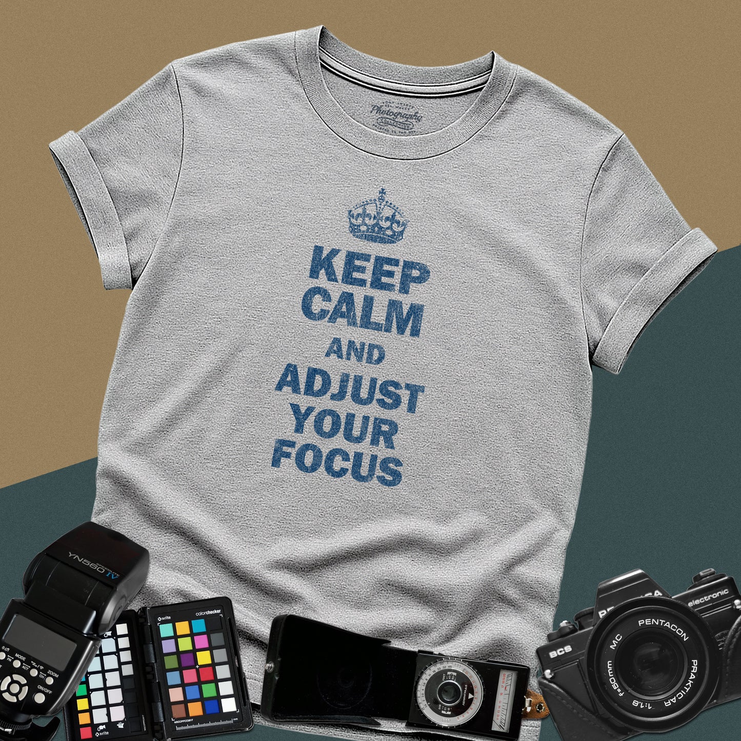 0010. Keep Calm And Adjust Your Focus Unisex T-Shirt