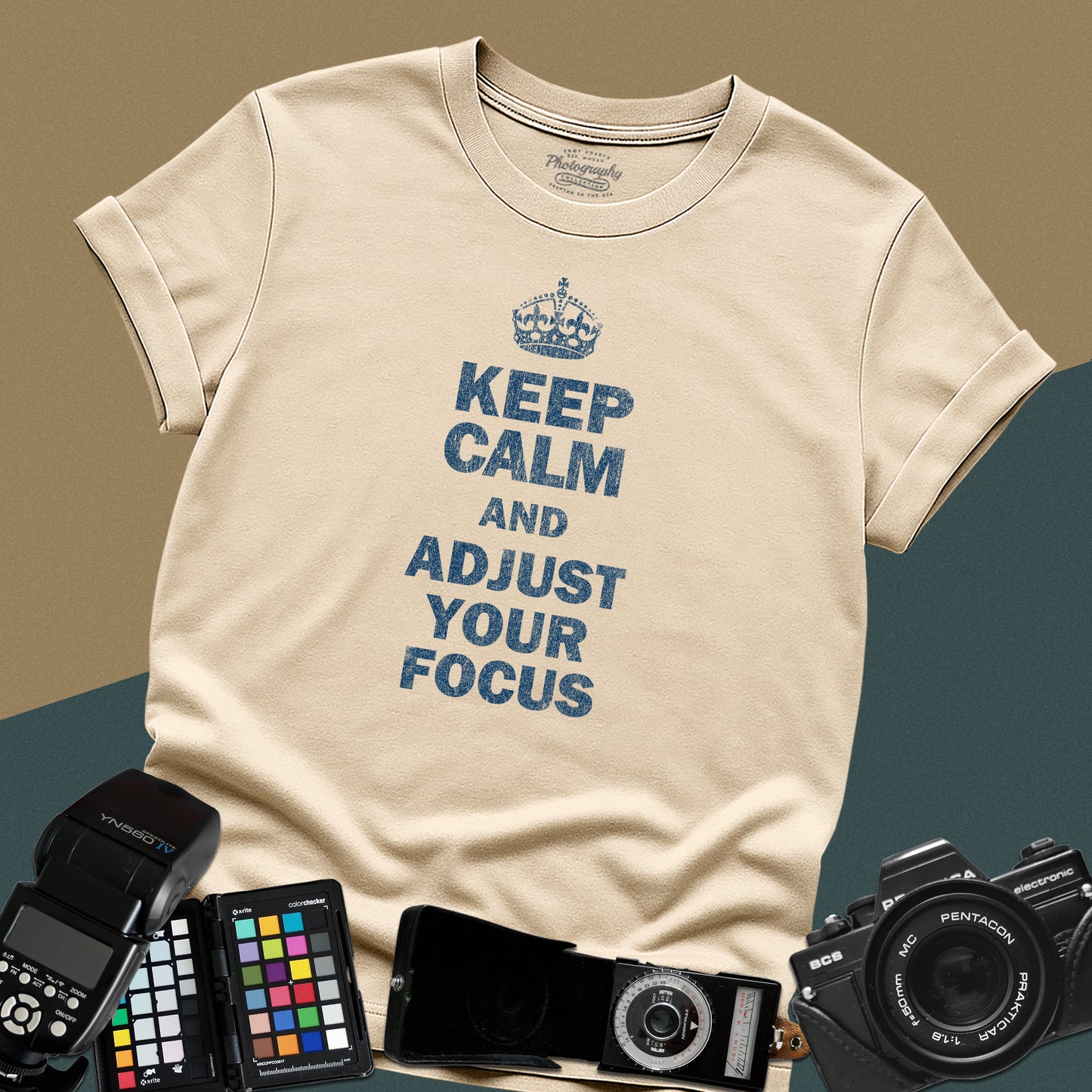 0010. Keep Calm And Adjust Your Focus Unisex T-Shirt