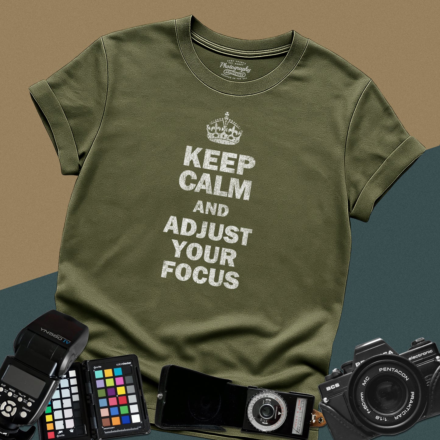 0010. Keep Calm And Adjust Your Focus Unisex T-Shirt