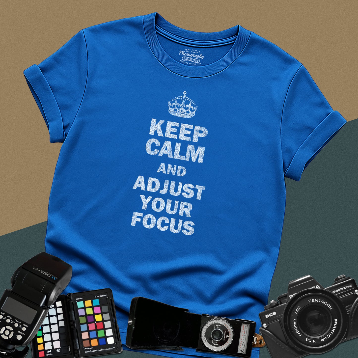 0010. Keep Calm And Adjust Your Focus Unisex T-Shirt