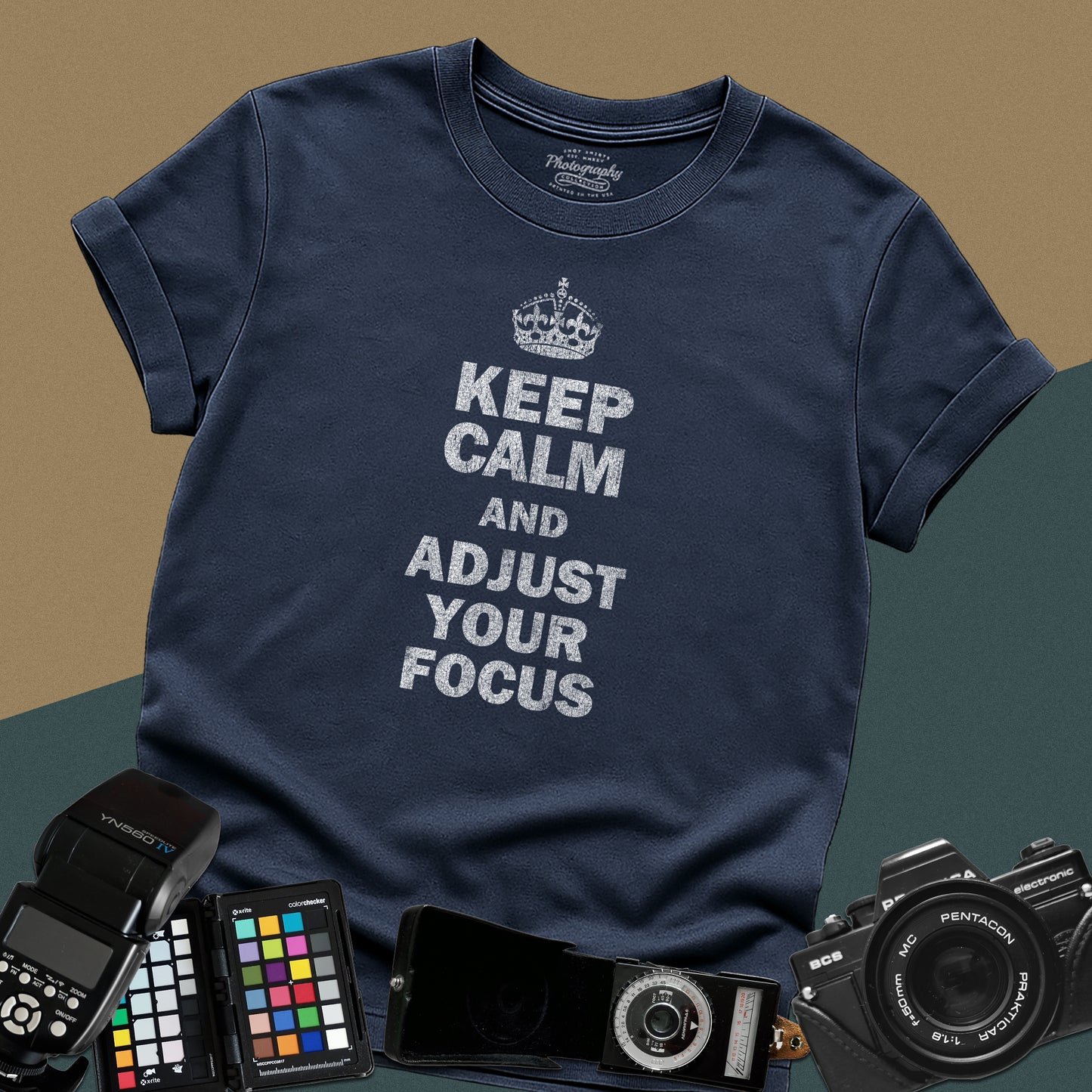 0010. Keep Calm And Adjust Your Focus Unisex T-Shirt