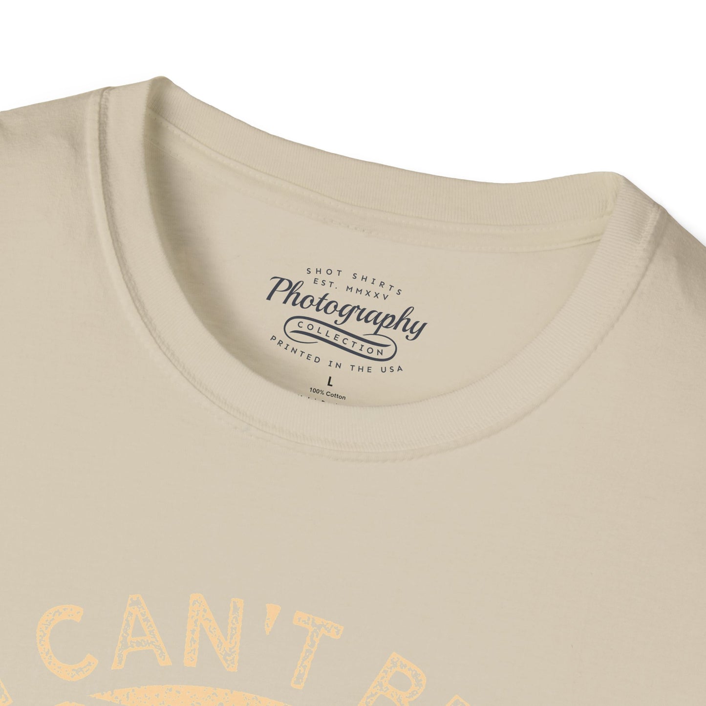 0020. If I Can't Take My Camera I'm Not Going Sunset Photo Camera Unisex T-Shirt