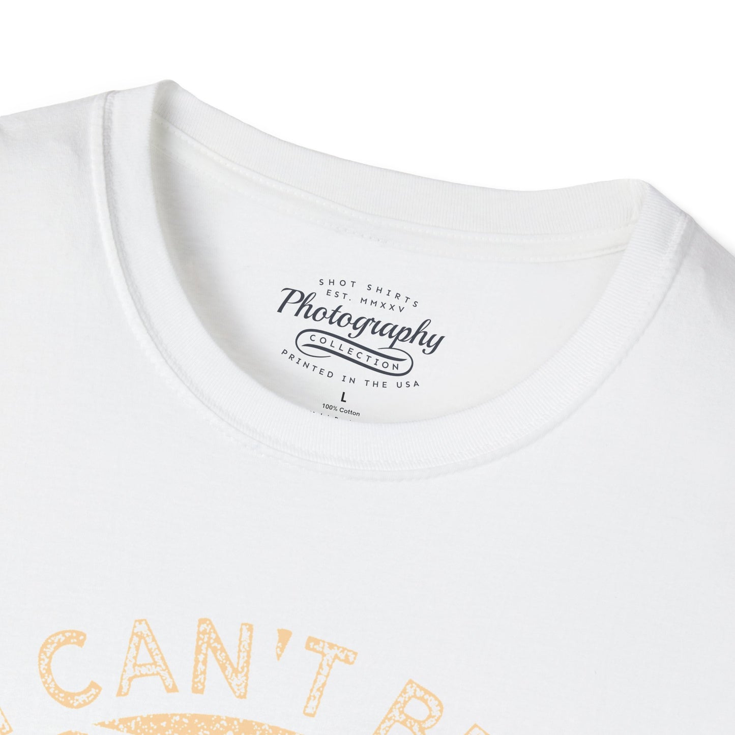 0020. If I Can't Take My Camera I'm Not Going Sunset Photo Camera Unisex T-Shirt
