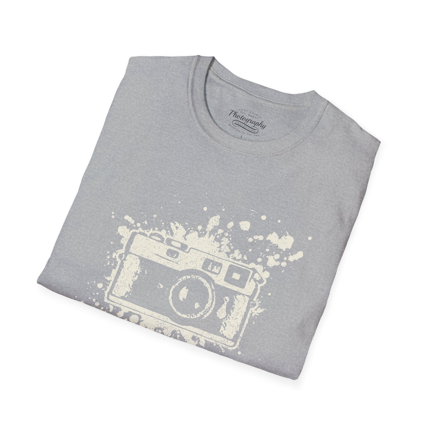0019. Watercolor Painted Photo Camera Unisex T-Shirt