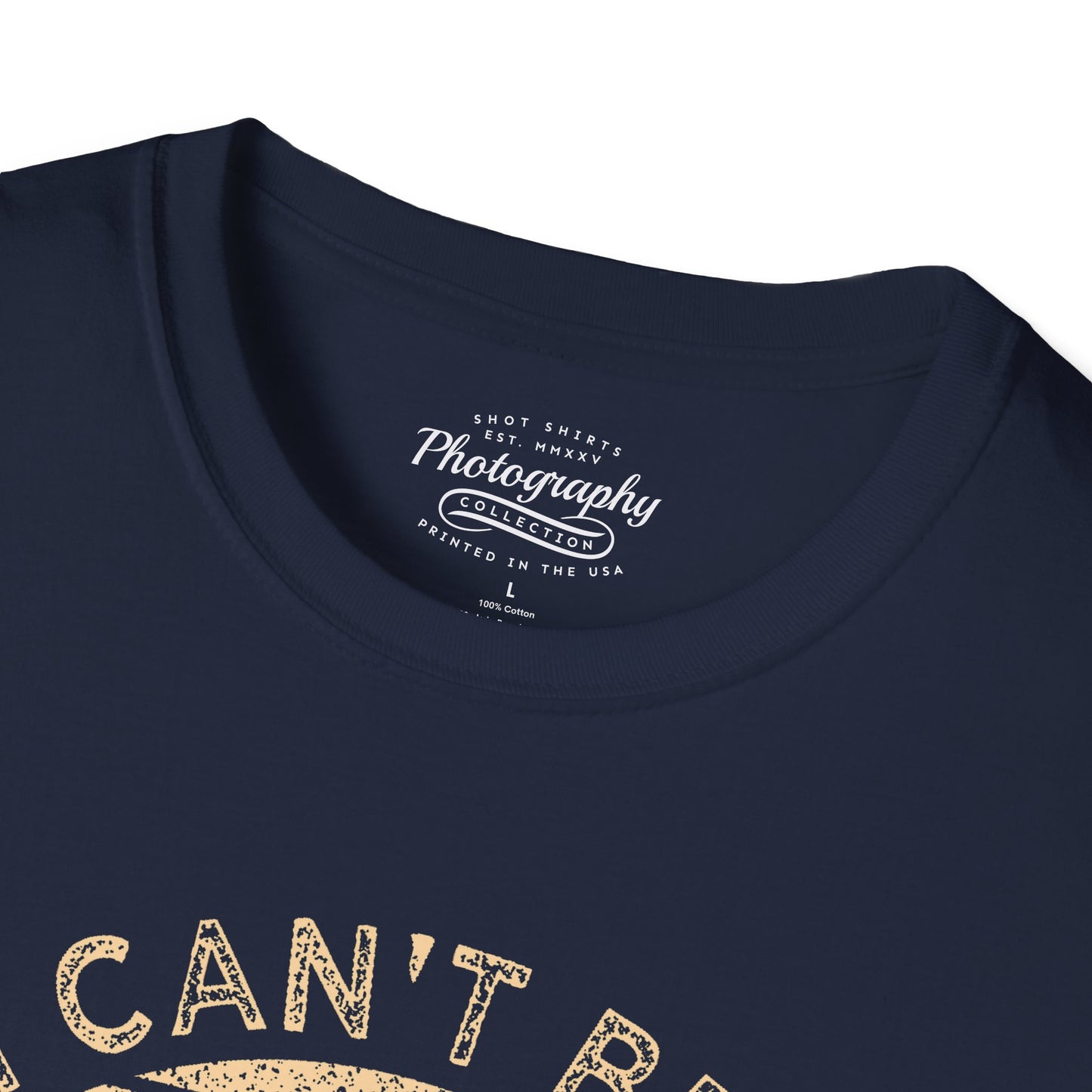0020. If I Can't Take My Camera I'm Not Going Sunset Photo Camera Unisex T-Shirt