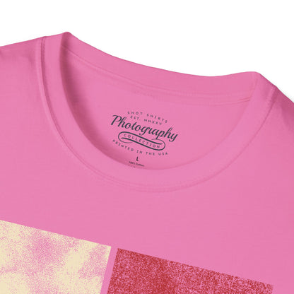 0026. Colored Silhouette Of A Photographer Unisex T-Shirt