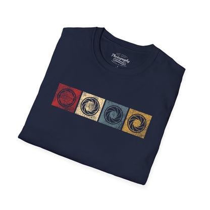 0038. Colorful Photography Apertures Unisex T-Shirt
