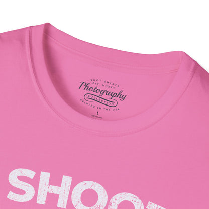 0047. I Shoot People Hand Drawn Retro Photo Camera Unisex T-Shirt