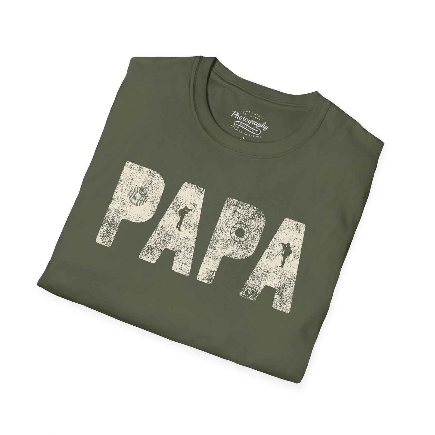 0033. Papa Photographer Unisex T-Shirt