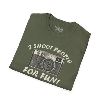 0015. I Shoot People For Fun! Unisex T-Shirt