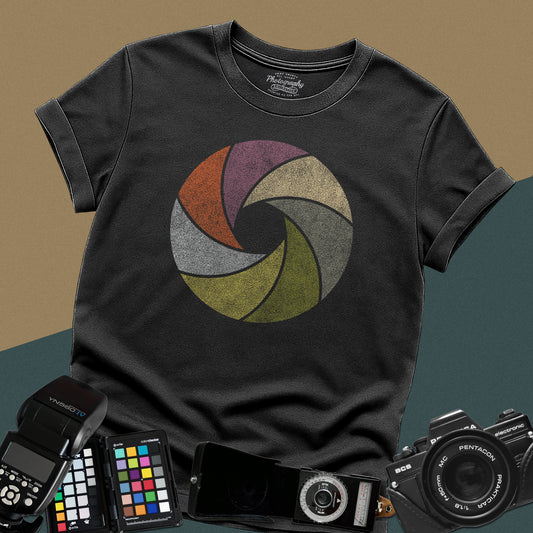 0012. Colorful Aperture Unisex T-Shirt