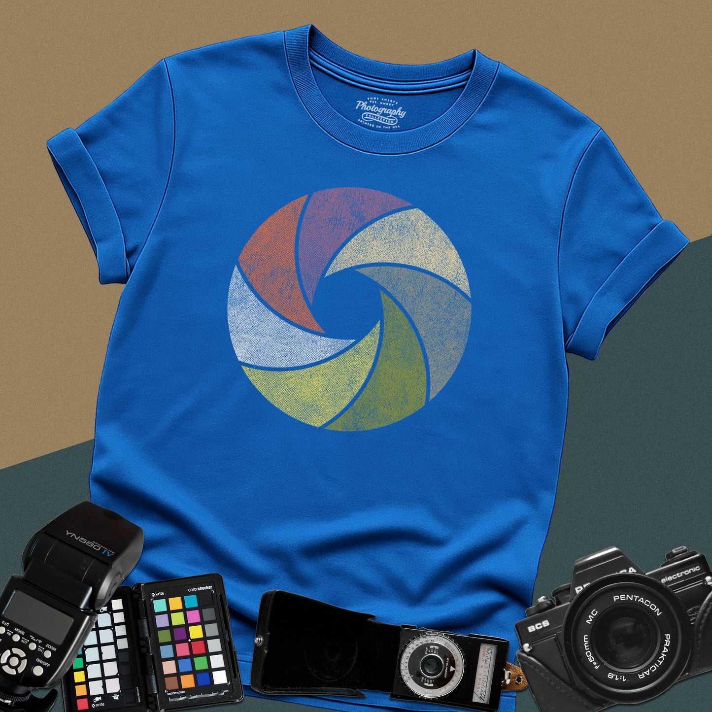 0012. Colorful Aperture Unisex T-Shirt