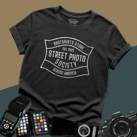 0124. Street Photography Society T-Shirt — For Street Photographers