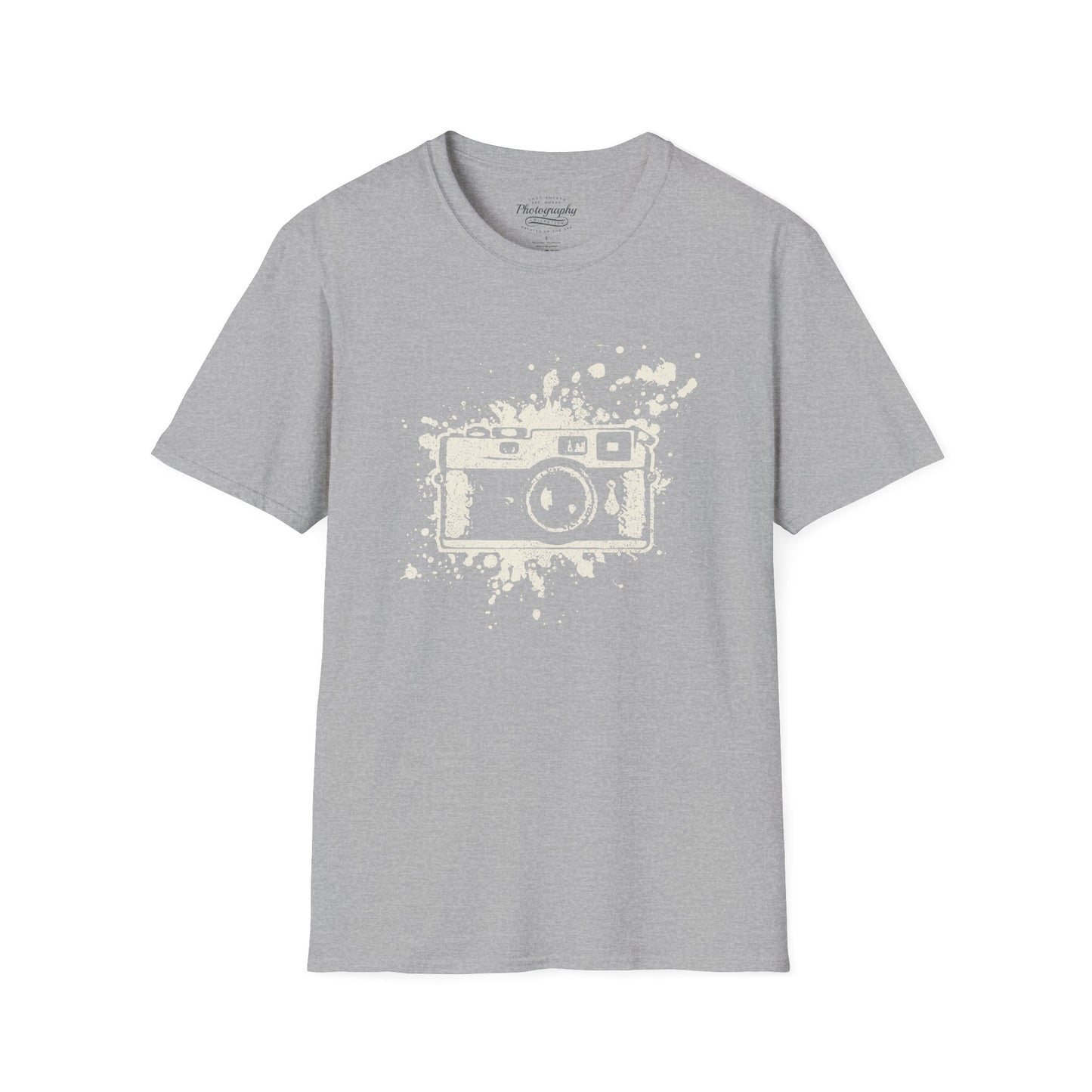 0019. Watercolor Painted Photo Camera Unisex T-Shirt