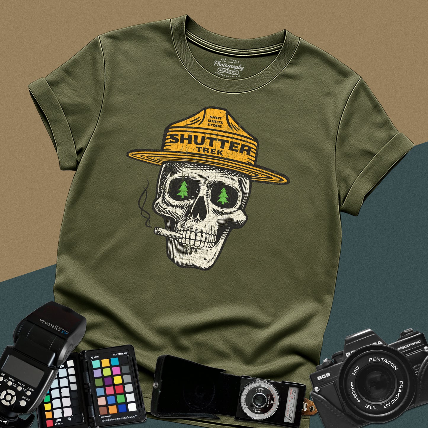 0127. Photo Trail · Landscape Photography T-Shirt