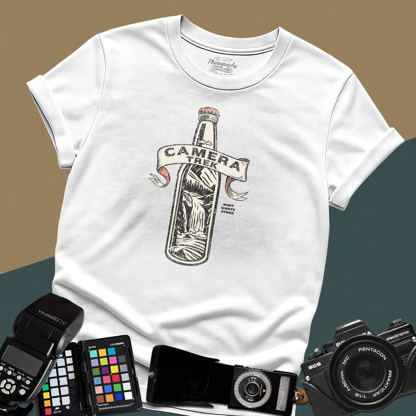 0128. Photo Trail · Landscape Photography T-Shirt