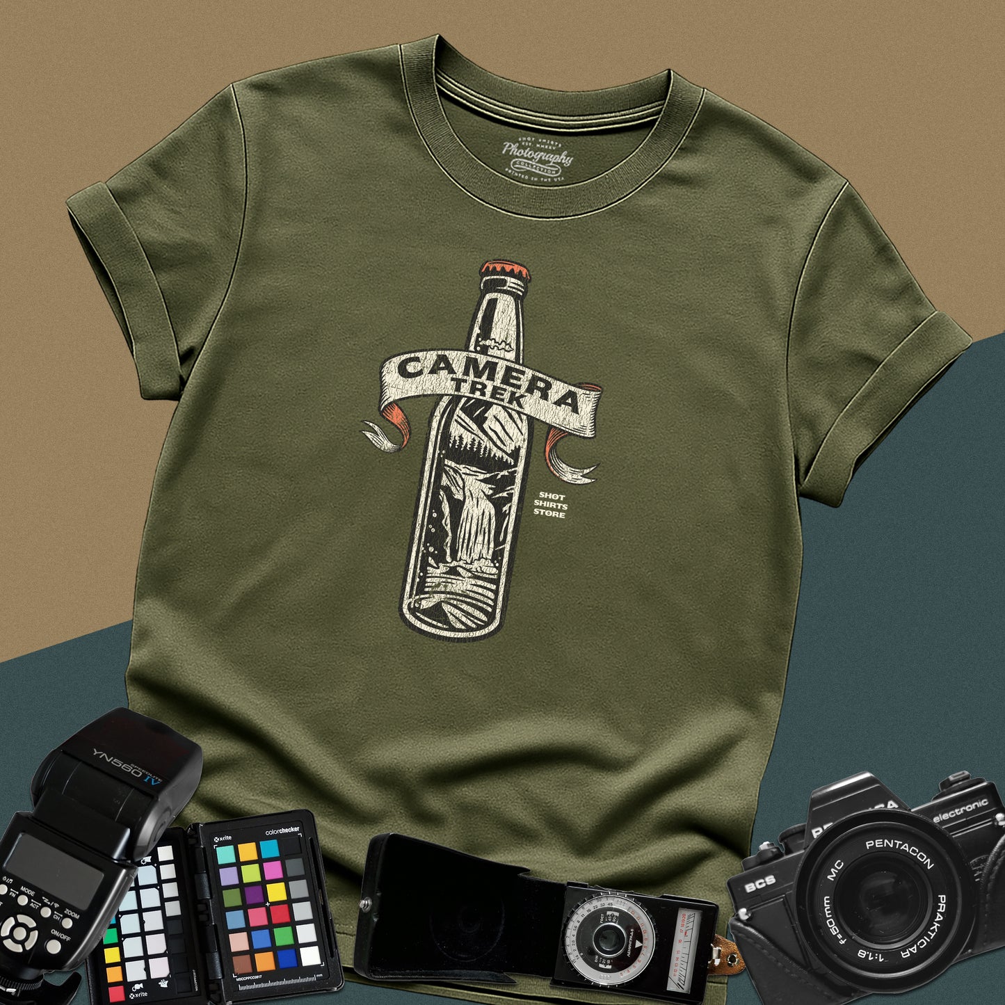 0128. Photo Trail · Landscape Photography T-Shirt