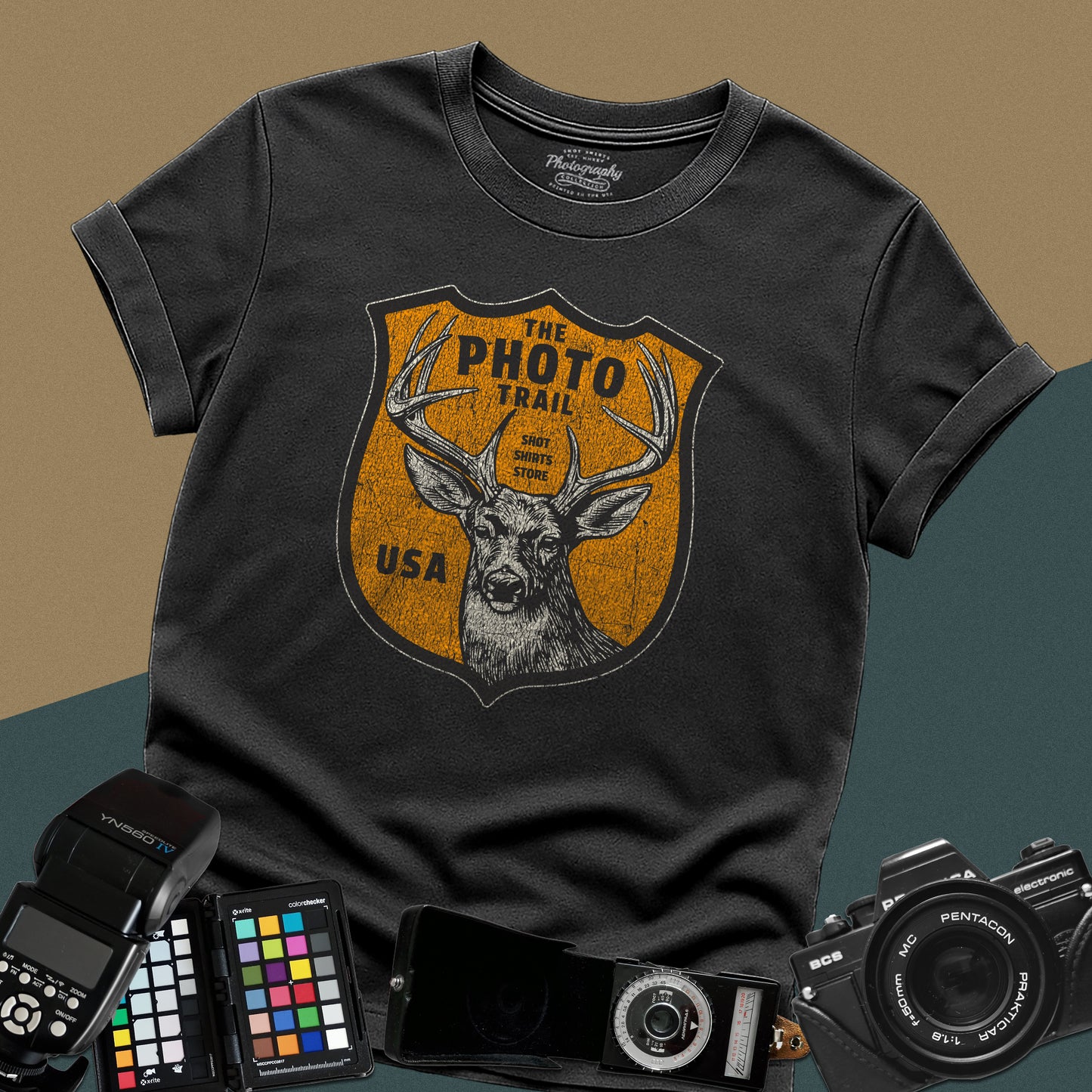 0129. Photo Trail · Landscape Photography T-Shirt