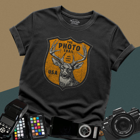 0129. Photo Trail · Landscape Photography T-Shirt
