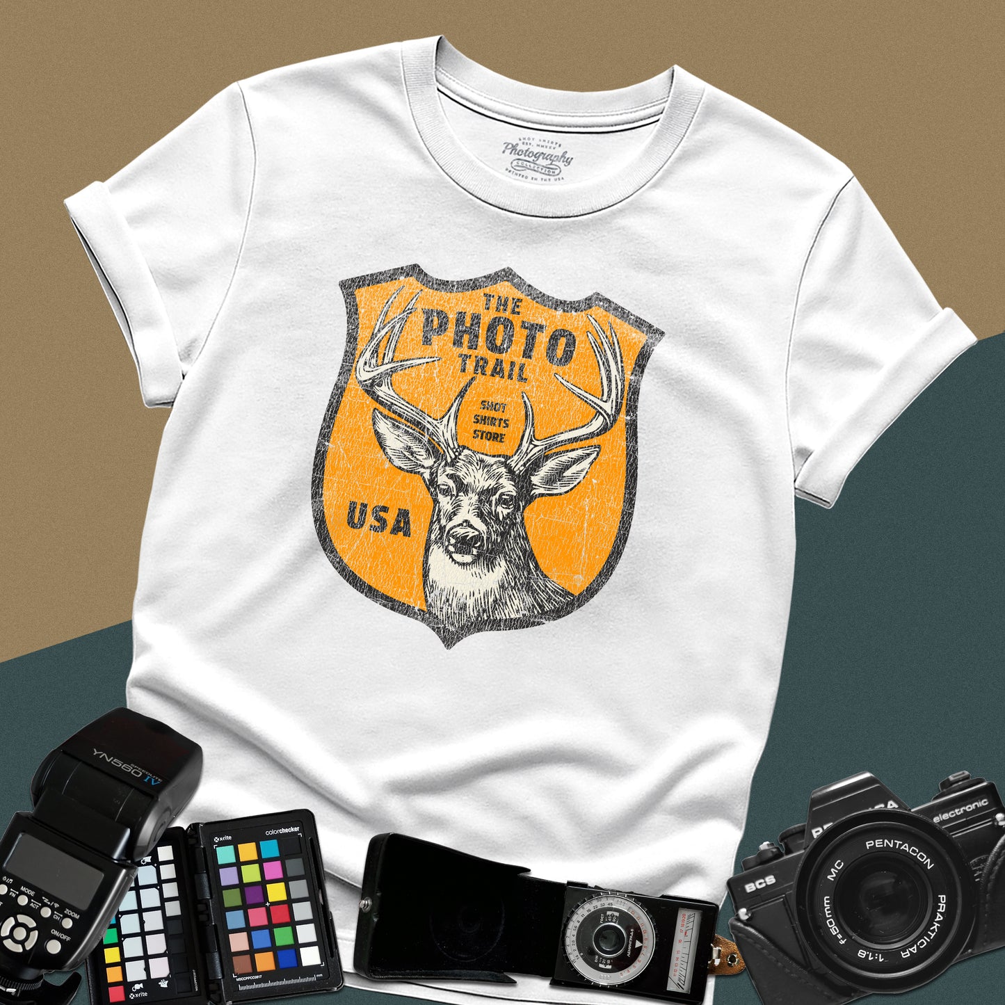 0129. Photo Trail · Landscape Photography T-Shirt