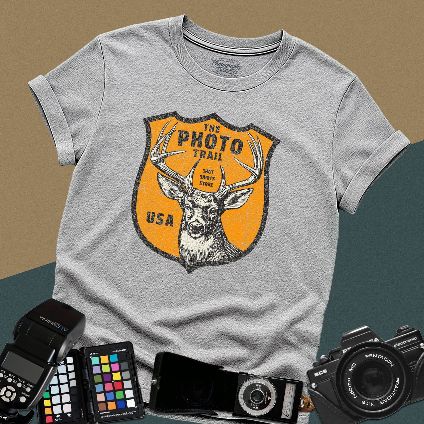 0129. Photo Trail · Landscape Photography T-Shirt