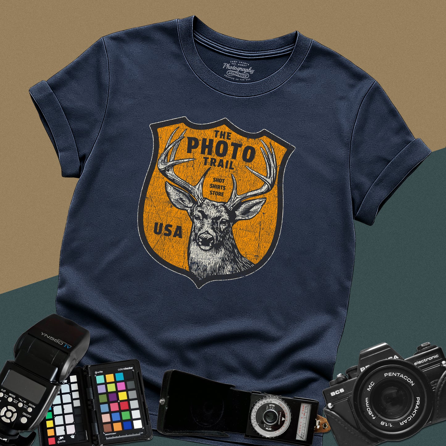 0129. Photo Trail · Landscape Photography T-Shirt