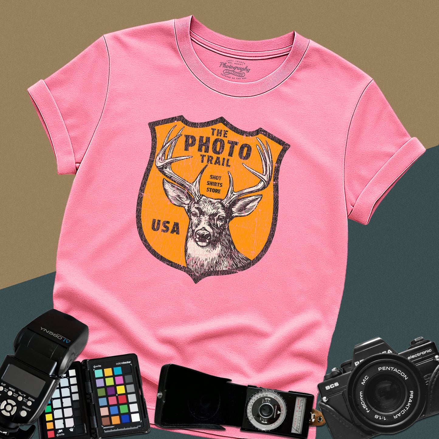 0129. Photo Trail · Landscape Photography T-Shirt