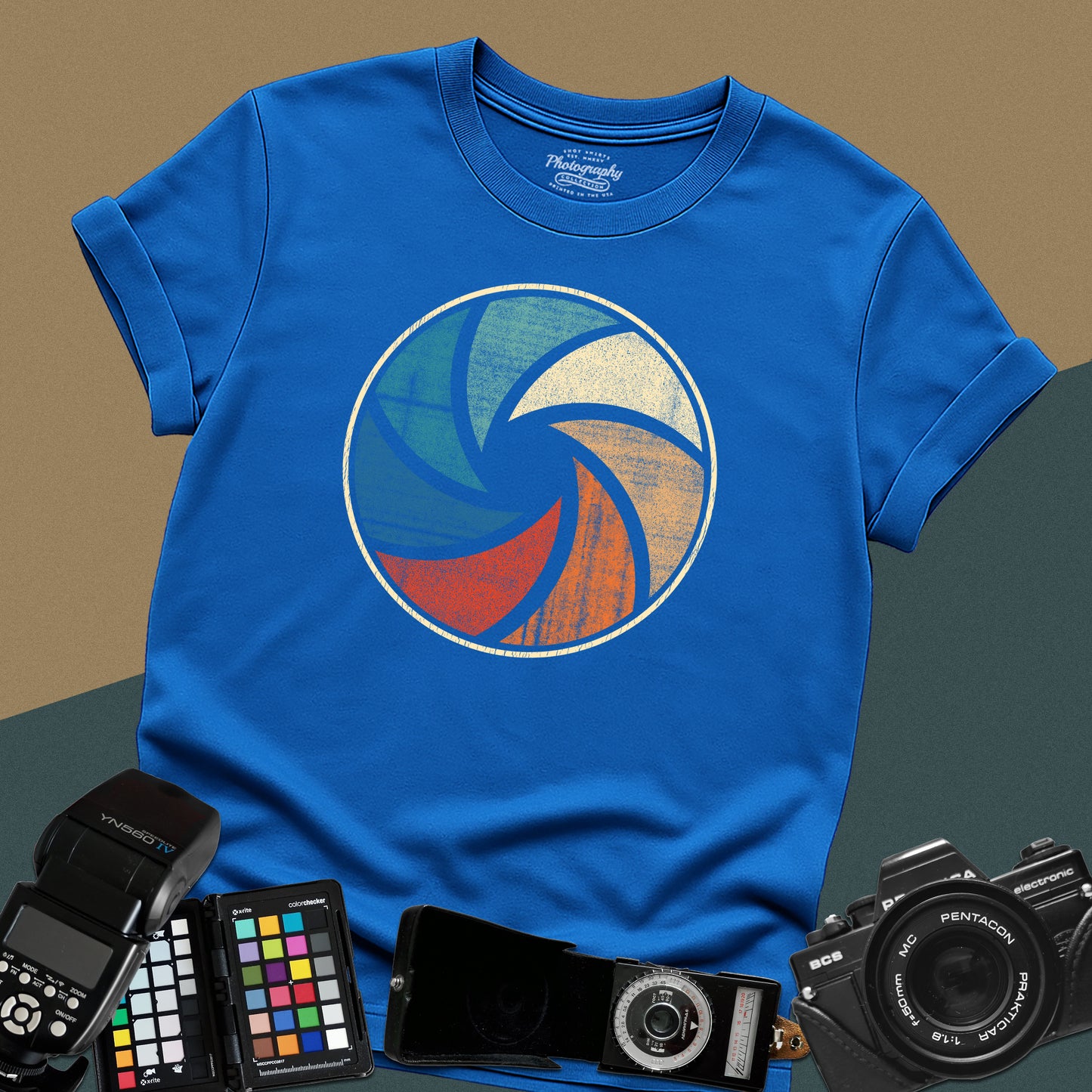 0013. Colorful Aperture Unisex T-Shirt