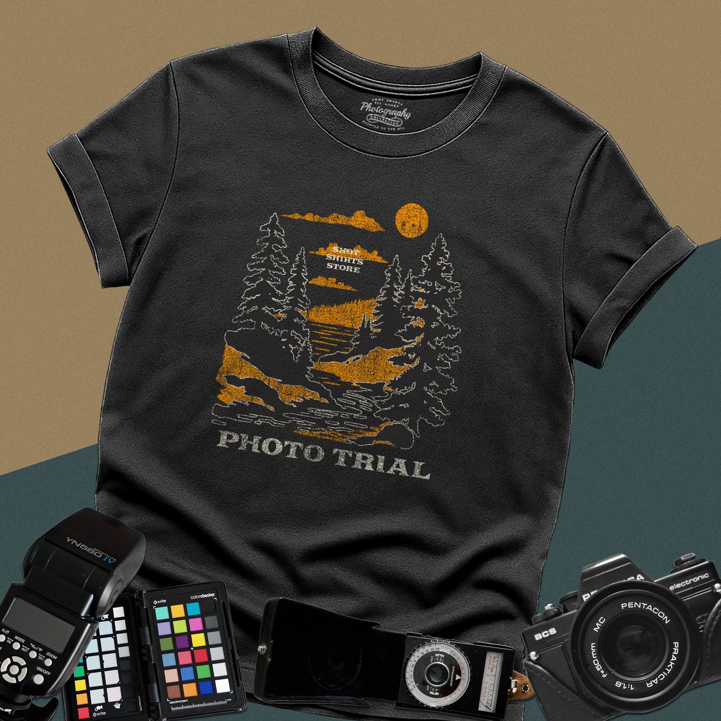 0130. Photo Trail · Landscape Photography T-Shirt