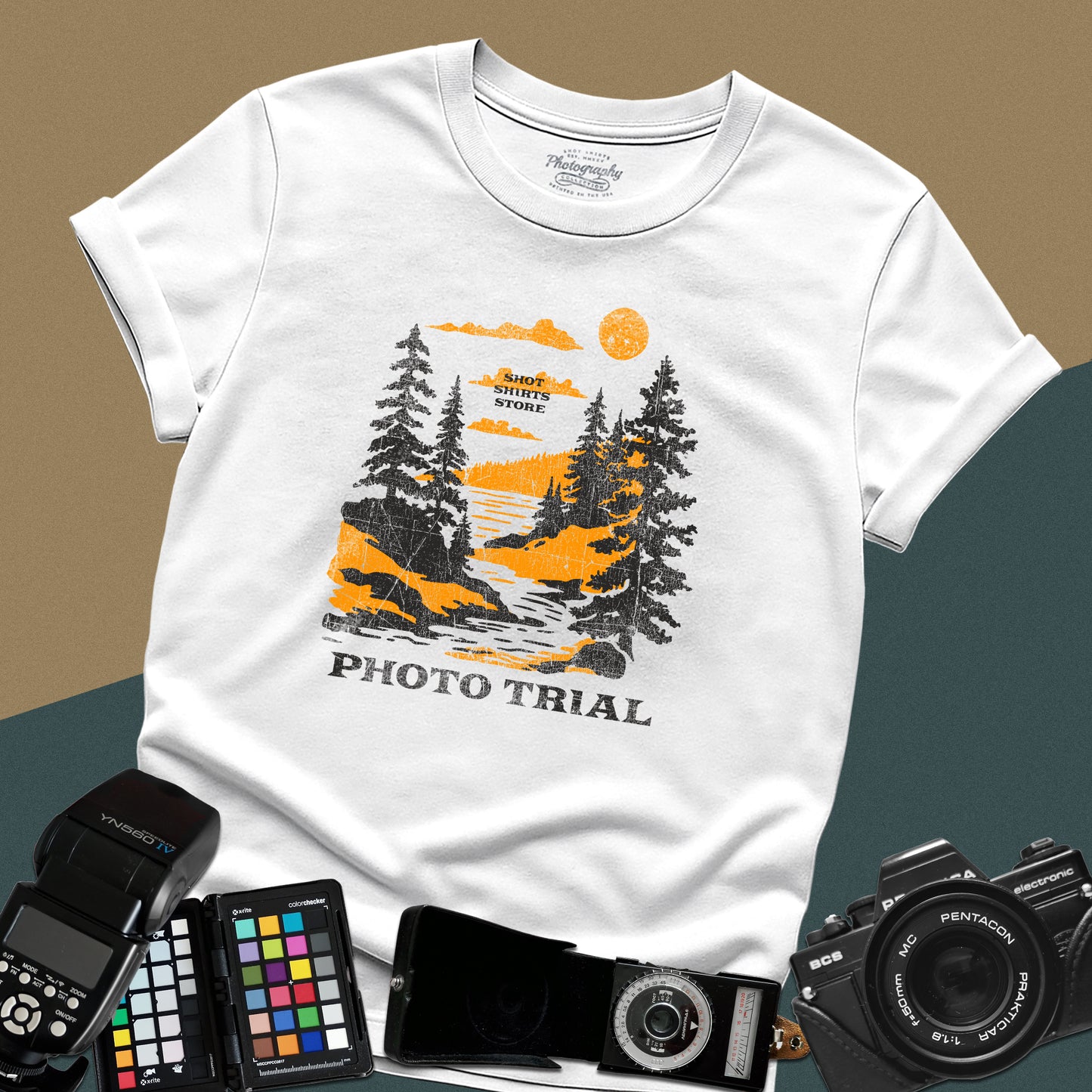 0130. Photo Trail · Landscape Photography T-Shirt