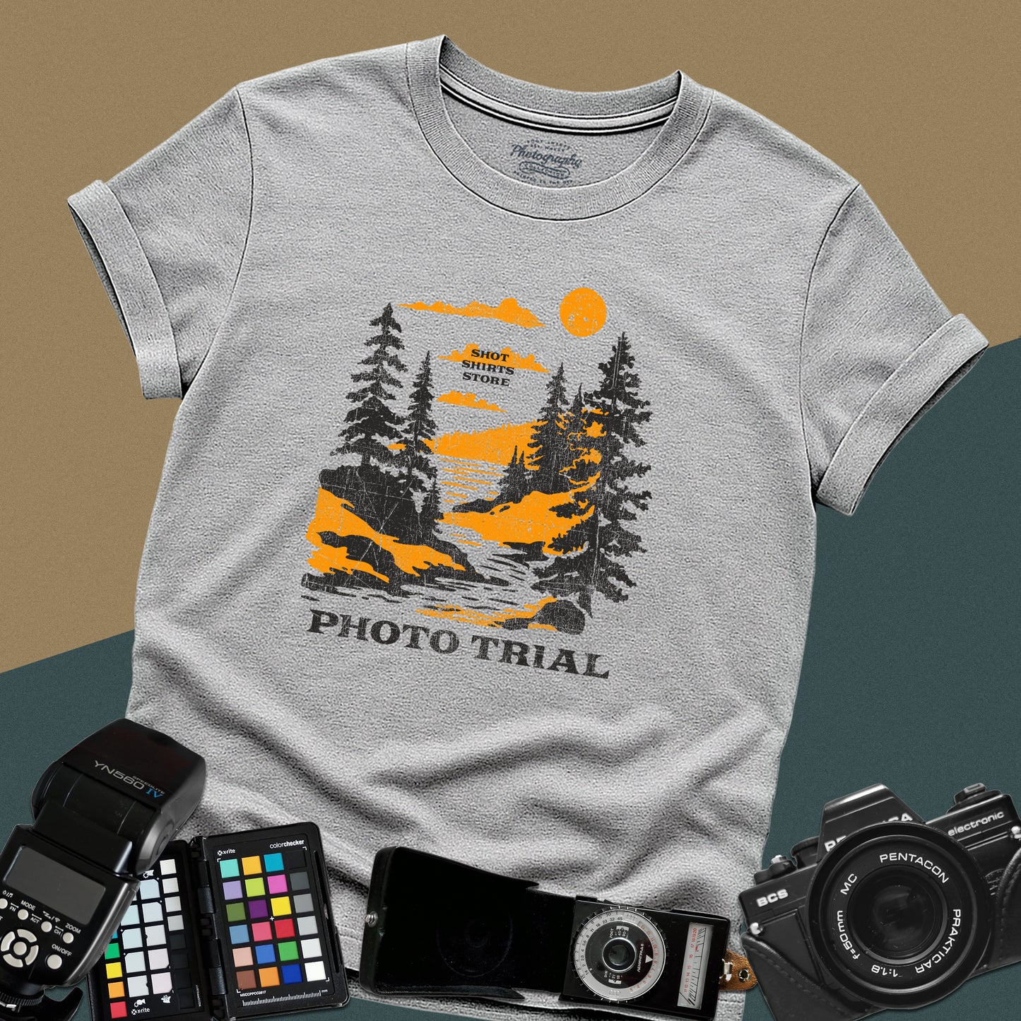 0130. Photo Trail · Landscape Photography T-Shirt