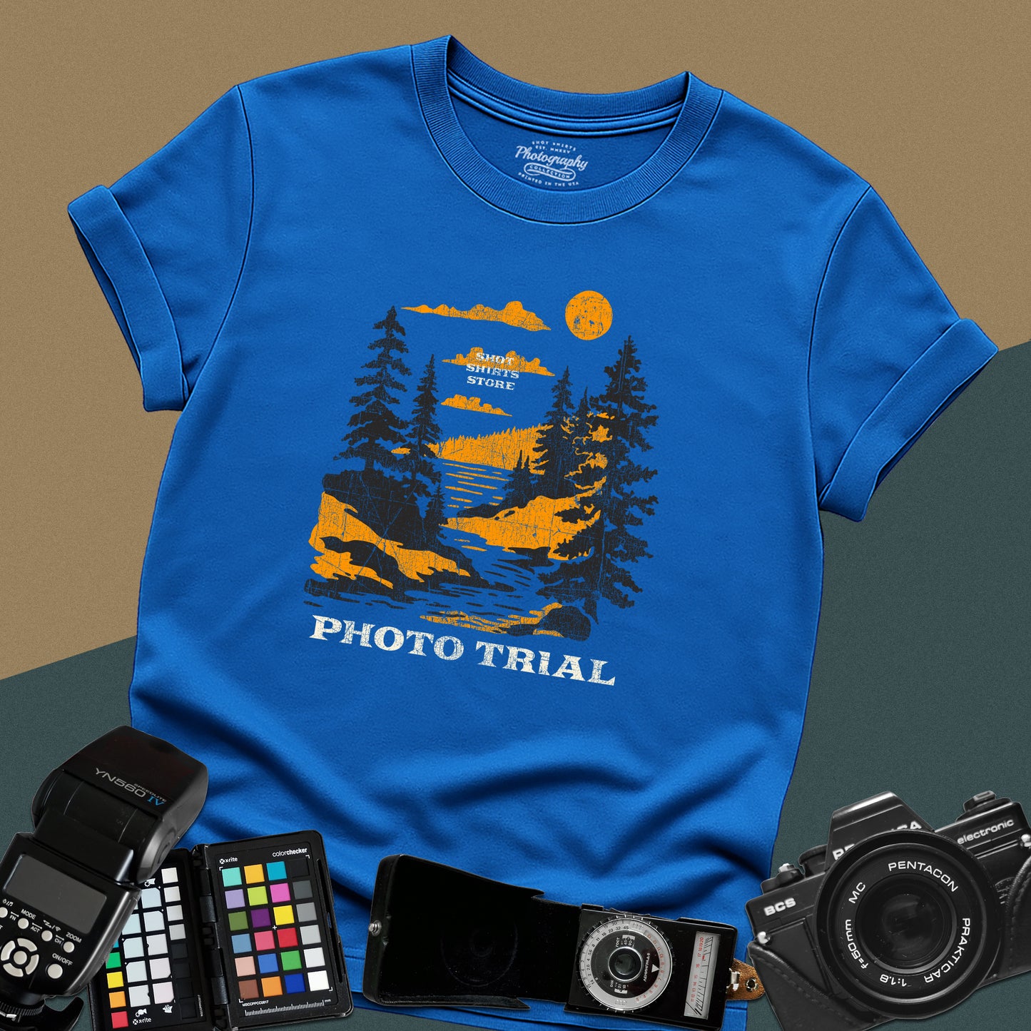 0130. Photo Trail · Landscape Photography T-Shirt