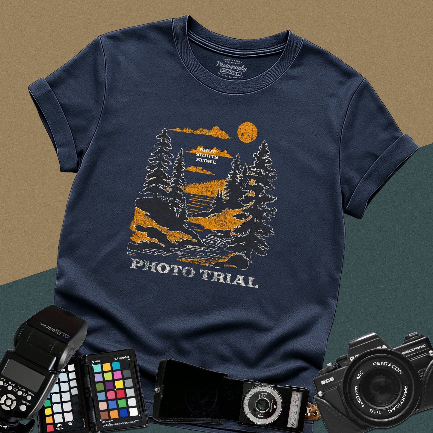 0130. Photo Trail · Landscape Photography T-Shirt
