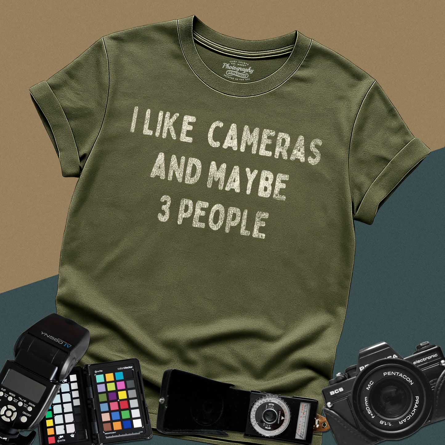 I Like Cameras And Maybe 3 people TShirt