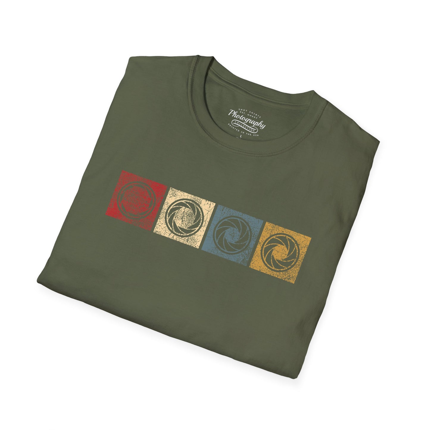 0038. Colorful Photography Apertures Unisex T-Shirt
