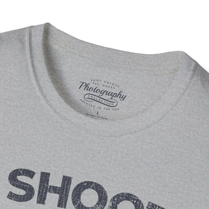 0047. I Shoot People Hand Drawn Retro Photo Camera Unisex T-Shirt