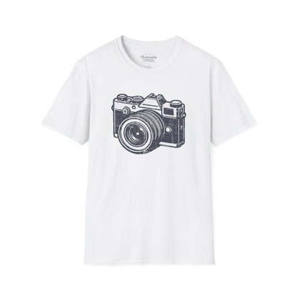0048. Grunge Retro Photo Camera Unisex T-Shirt