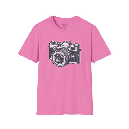 0048. Grunge Retro Photo Camera Unisex T-Shirt
