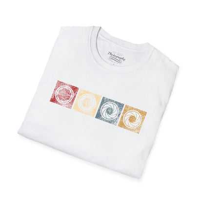 0038. Colorful Photography Apertures Unisex T-Shirt