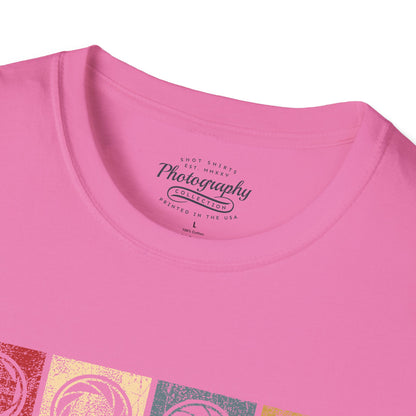 0038. Colorful Photography Apertures Unisex T-Shirt