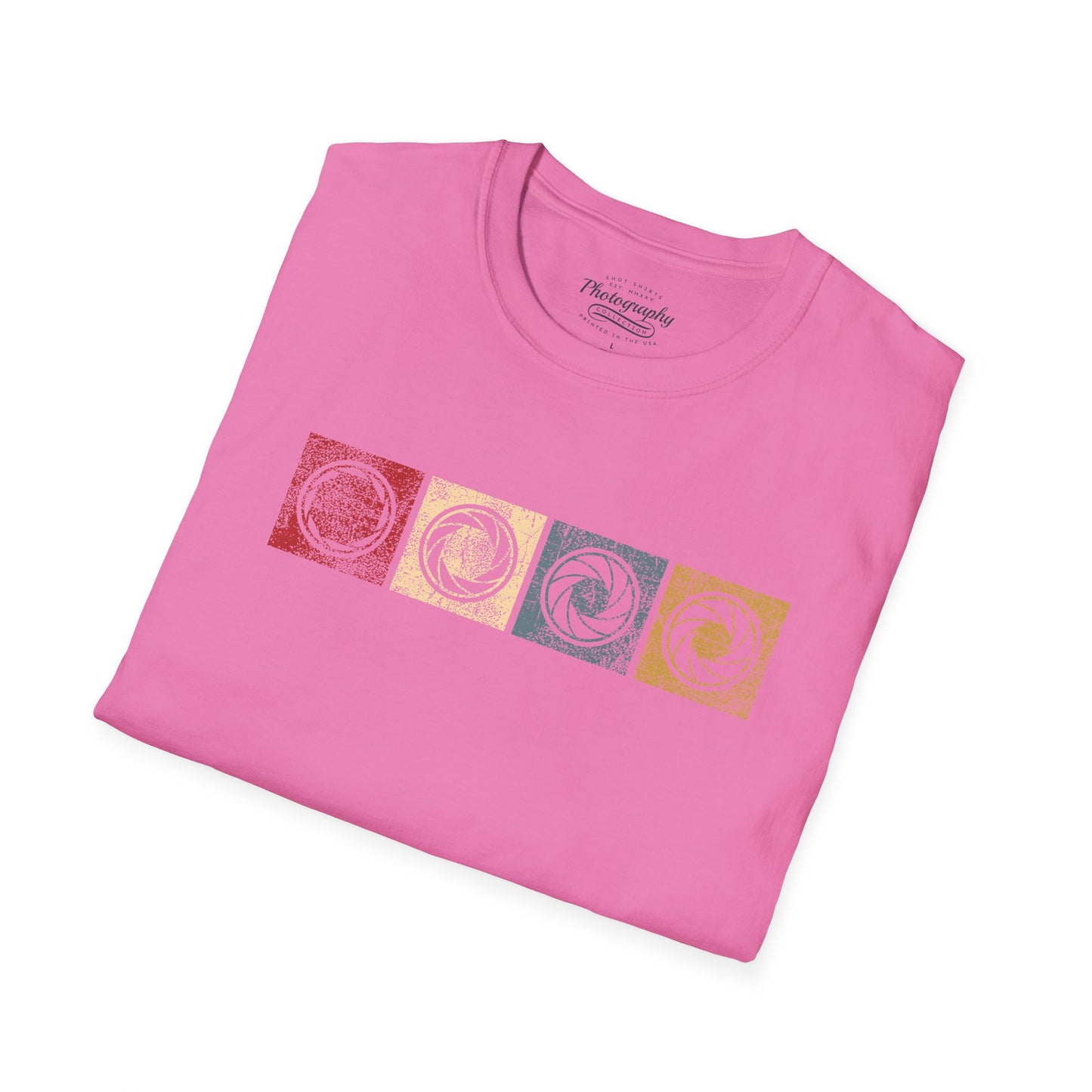 0038. Colorful Photography Apertures Unisex T-Shirt