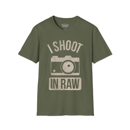 0028. I Shoot In RAW Unisex T-Shirt