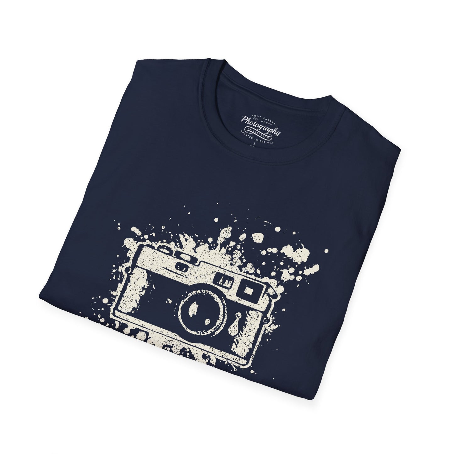 0019. Watercolor Painted Photo Camera Unisex T-Shirt