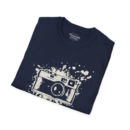 0019. Watercolor Painted Photo Camera Unisex T-Shirt