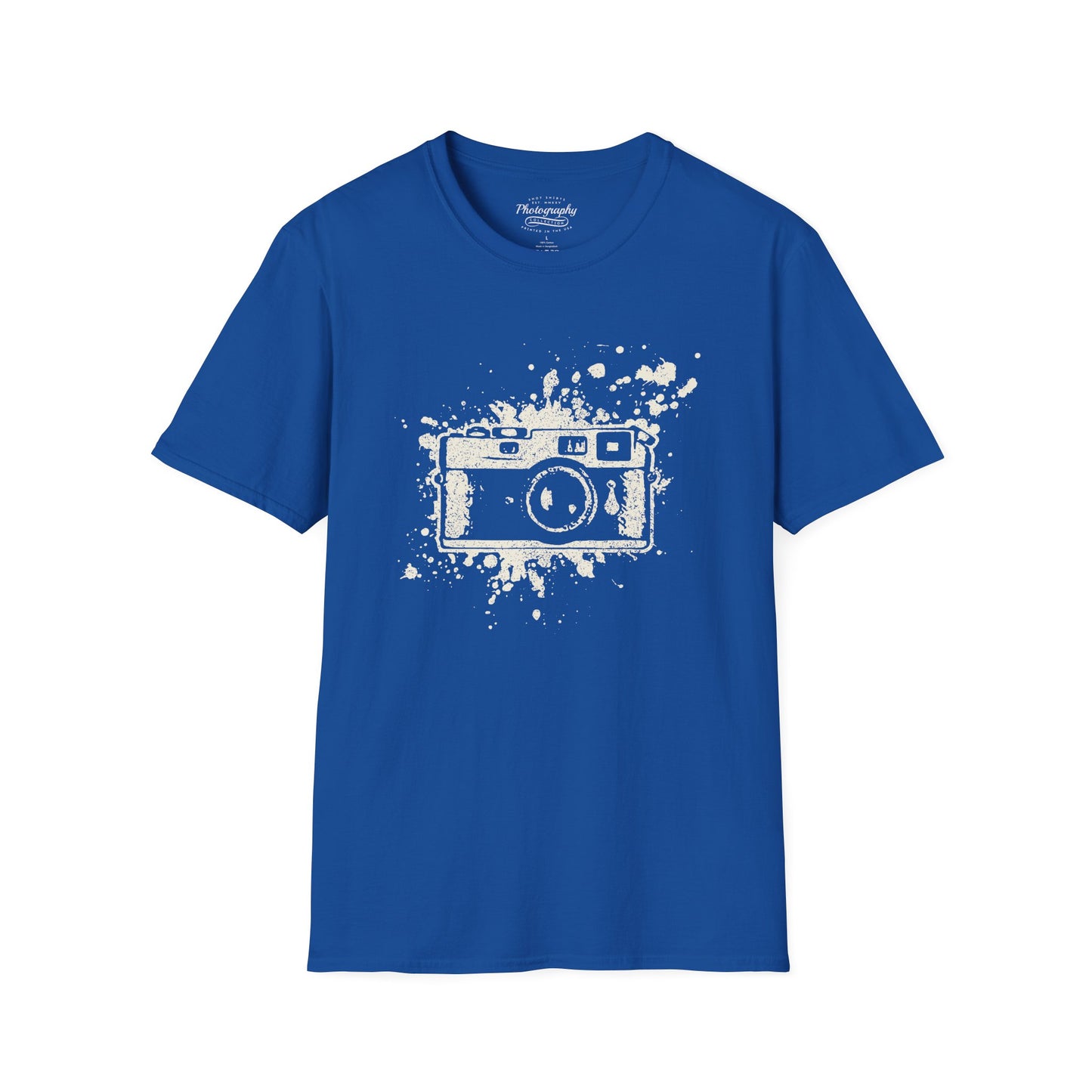 0019. Watercolor Painted Photo Camera Unisex T-Shirt