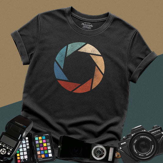0018. Colorful Aperture Unisex T-Shirt