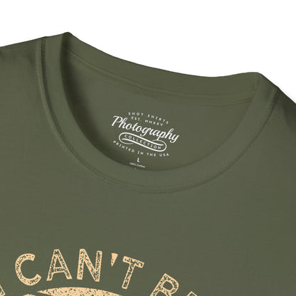 0020. If I Can't Take My Camera I'm Not Going Sunset Photo Camera Unisex T-Shirt