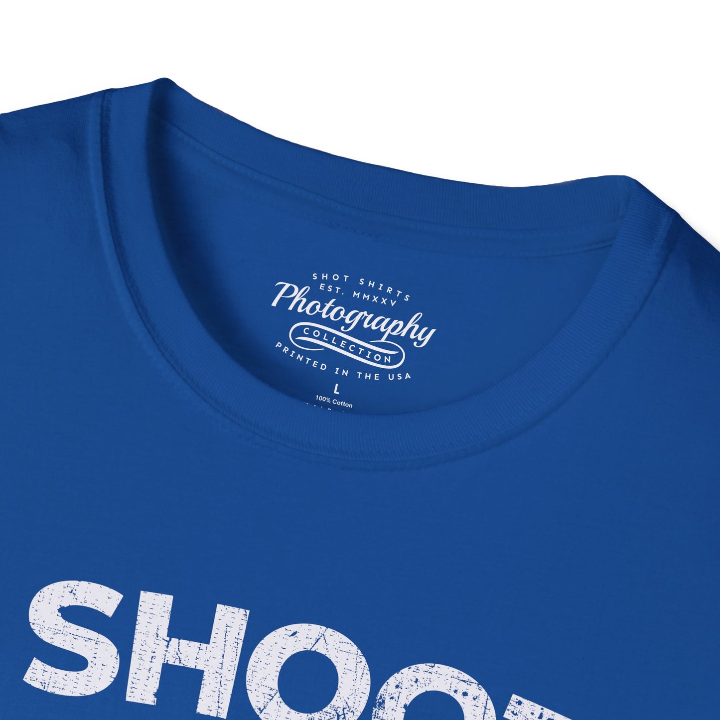 0047. I Shoot People Hand Drawn Retro Photo Camera Unisex T-Shirt
