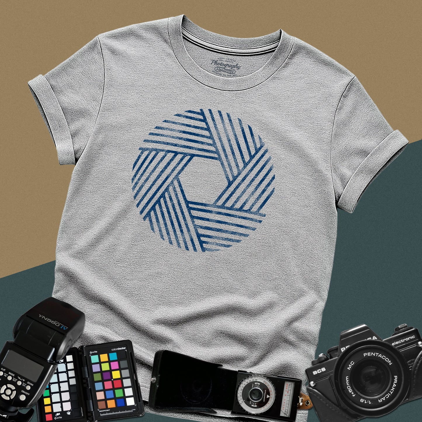 0023. Stylized Aperture Unisex T-Shirt